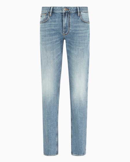 Armani Vaqueros J06 Slim Fit De Denim Lavado