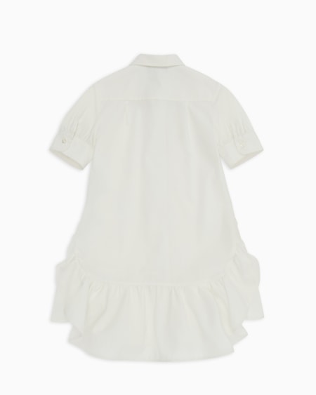 Armani Vestido Camisero Con Volante