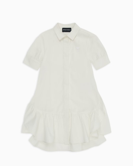 Armani Vestido camisero con volante