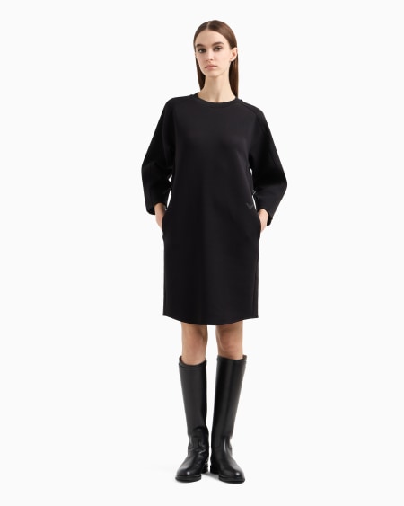 Armani Vestido Con Cordón De Punto Doble