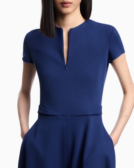 Armani Vestido De Manga Corta De Punto Milano