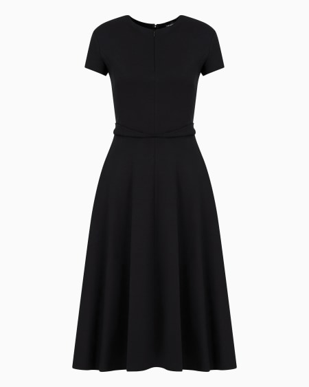 Armani Vestido de manga corta de punto Milano