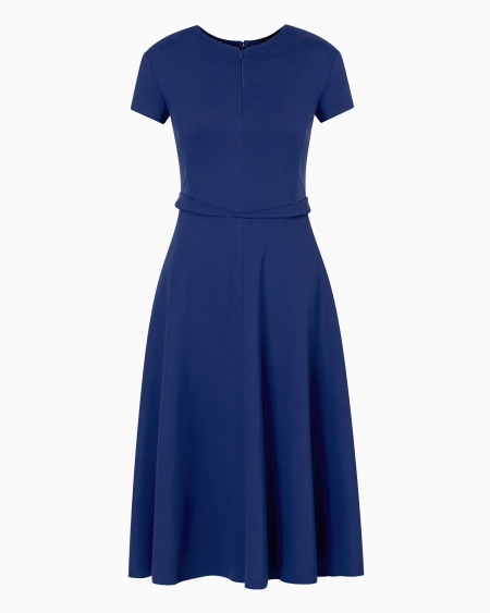 Armani Vestido de manga corta de punto Milano