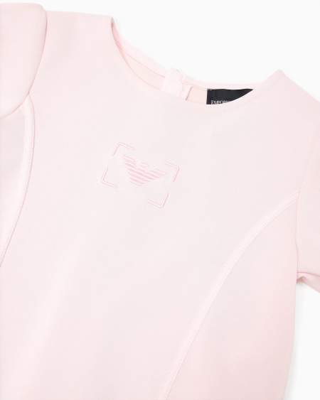 Armani Vestido De Punto De Tacto Cupro