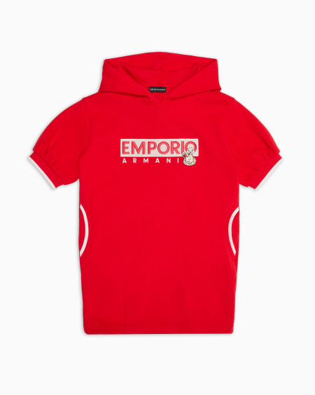 Armani Vestido de punto doble con bordado