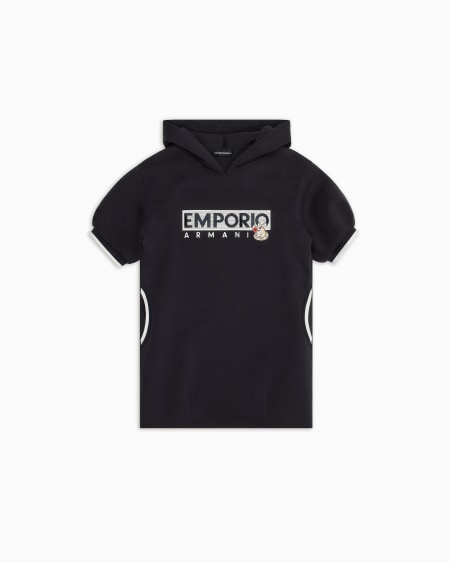 Armani Vestido de punto doble con bordado