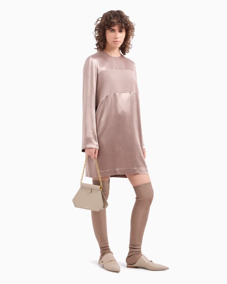 Armani Vestido De Satén Dawn To Dusk