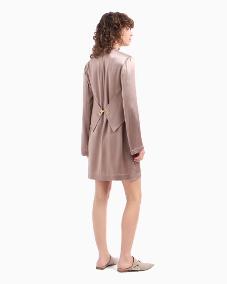 Armani Vestido De Satén Dawn To Dusk