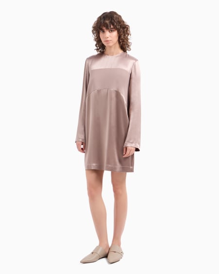 Armani Vestido De Satén Dawn To Dusk
