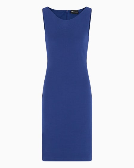 Armani Vestido de tubo de punto ottoman