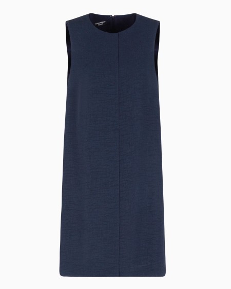 Armani Vestido túnica de tejido texturizado Icon