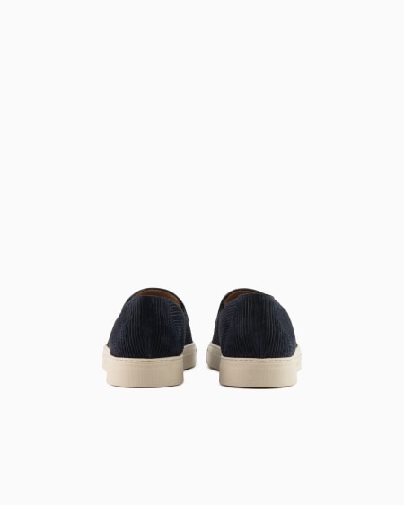 Armani Zapatos Sin Cordones De Ante Milrayas