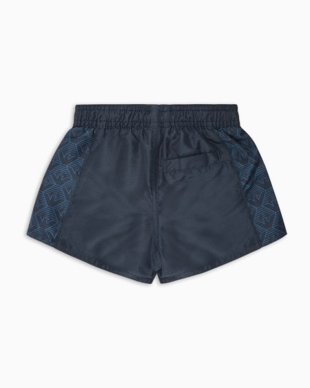 Armani Bañador Tipo Pantalón Corto Con Banda Con Logotipo