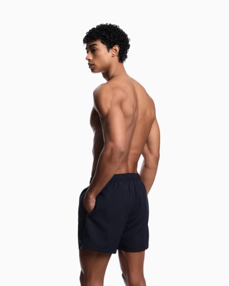 Armani Bañador Tipo Pantalón Corto Con Bordado De águila Bicolor