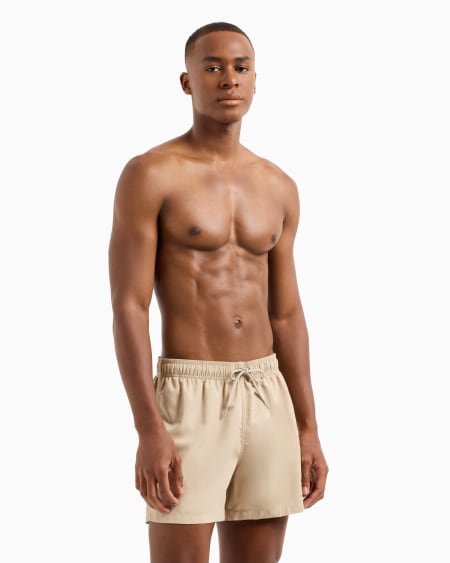 Armani Bañador Tipo Pantalón Corto Con Bordado De águila Bicolor