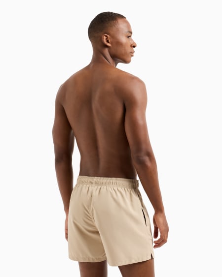 Armani Bañador Tipo Pantalón Corto Con Bordado De águila Bicolor