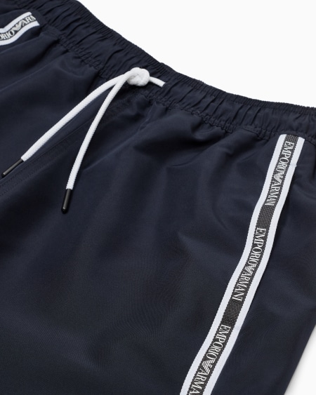Armani Bañador Tipo Pantalón Corto Con Cinta Con Logotipo