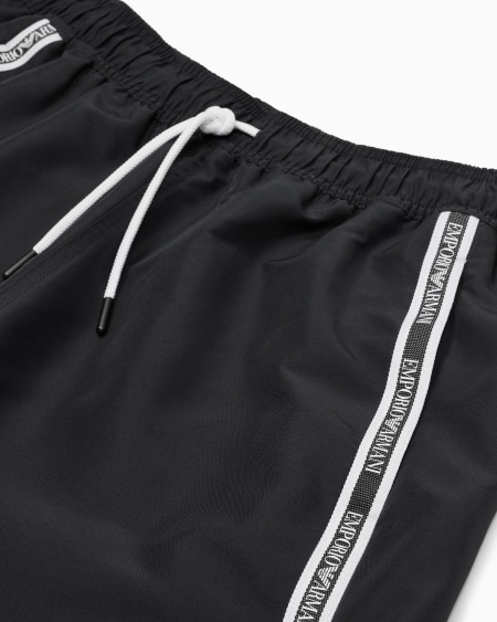 Armani Bañador Tipo Pantalón Corto Con Cinta Con Logotipo