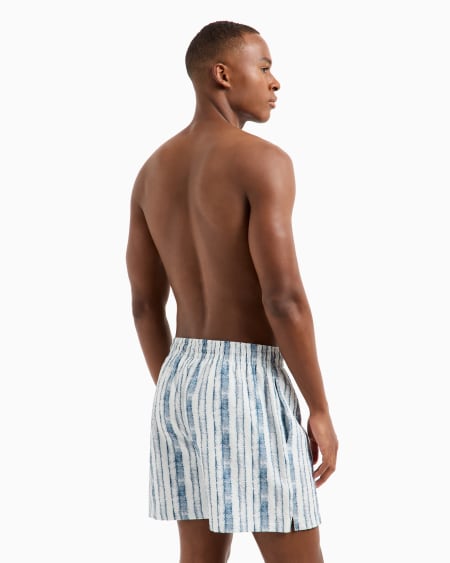 Armani Bañador Tipo Pantalón Corto Con Estampado Abstracto