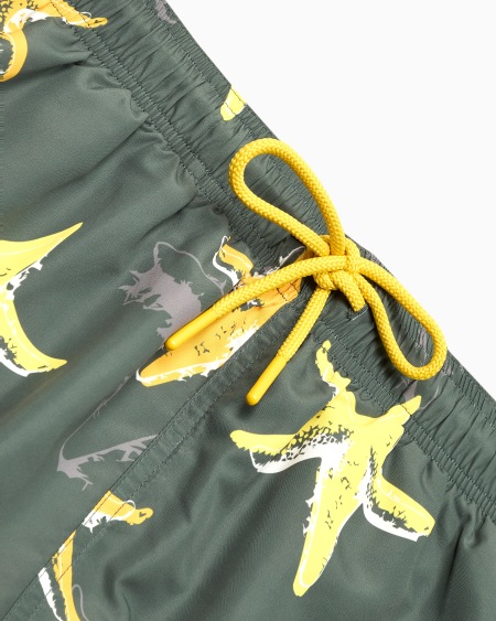 Armani Bañador Tipo Pantalón Corto Con Estampado Sea Animals