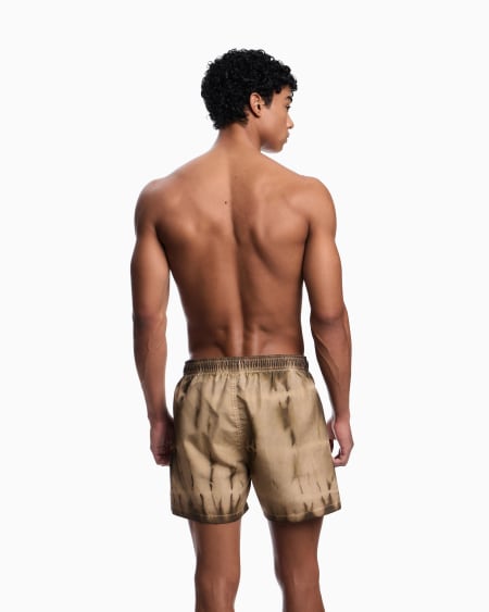 Armani Bañador Tipo Pantalón Corto Con Fantasía Tie-dye
