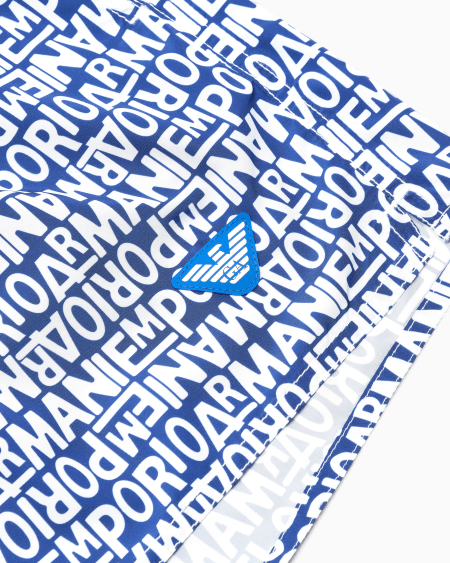 Armani Bañador Tipo Pantalón Corto Con Logotipo Pequeño Integral
