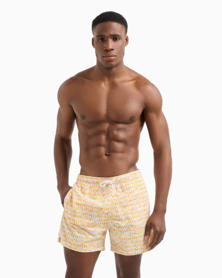 Armani Bañador Tipo Pantalón Corto Con Logotipo Pequeño Integral