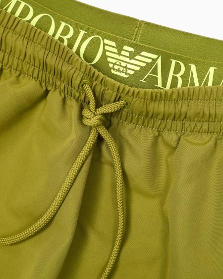 Armani Bañador Tipo Pantalón Corto De Tejido Reciclado Con Banda Con Logotipo ASV