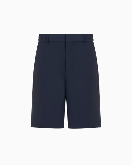 Armani Bermudas de nailon elástico con cintura elástica por detrás