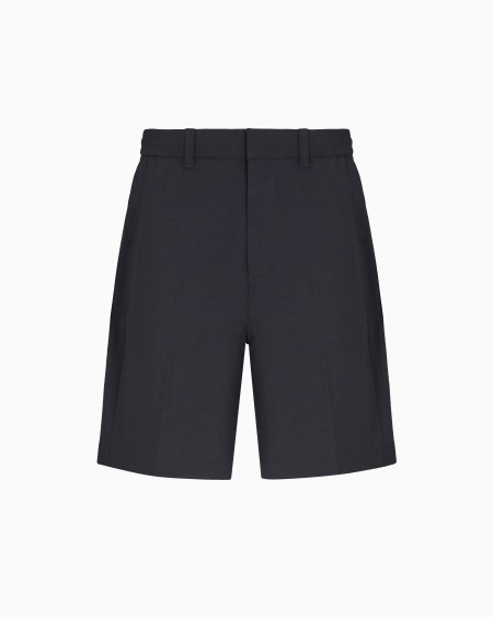 Armani Bermudas en sirsaca de nailon con elástico en la parte trasera