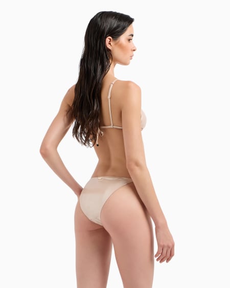 Armani Bikini De Triángulo Con Relleno De Tejido Foil Reciclado ASV