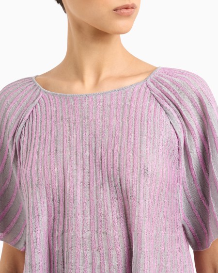 Armani Blusa De Ottoman Con Elaboración En Tejido Jacquard