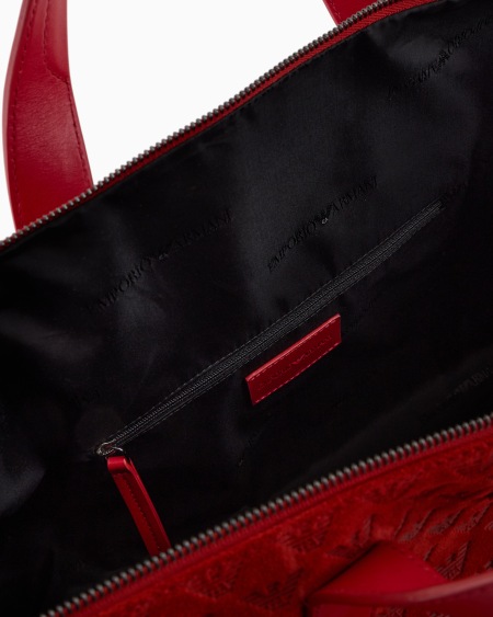 Armani Bolsa De Ante Con Motivo De águila Integral En Relieve