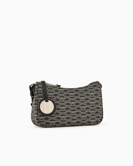 Armani Bolso Baguette Con Estampado Integral De Monograma