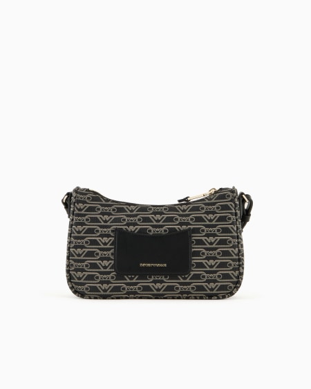 Armani Bolso Baguette Con Estampado Integral De Monograma