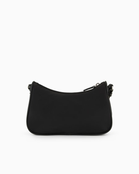 Armani Bolso Baguette En Nailon Reciclado Con Placa De águila ASV