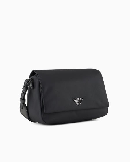 Armani Bolso Bandolera Con Solapa De Nailon Reciclado ASV