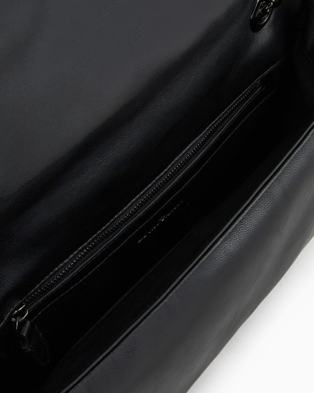 Armani Bolso Bandolera Con Solapa Efecto Napa Acolchada