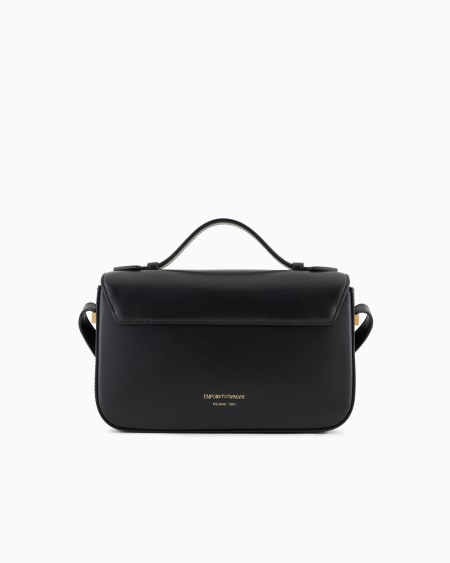 Armani Bolso Bandolera De Piel Lisa Con Logotipo De águila De Metal