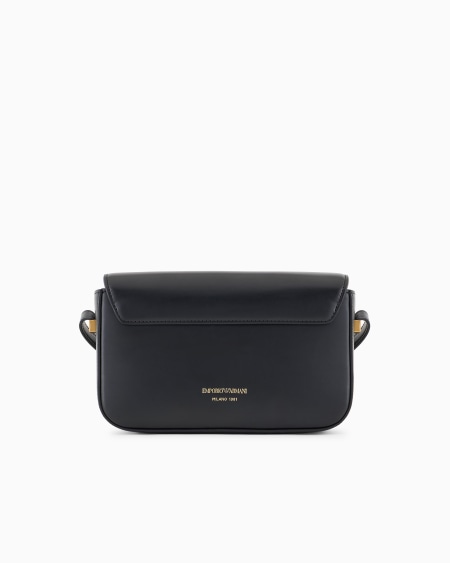 Armani Bolso Bandolera De Piel Lisa Con Logotipo De águila De Metal