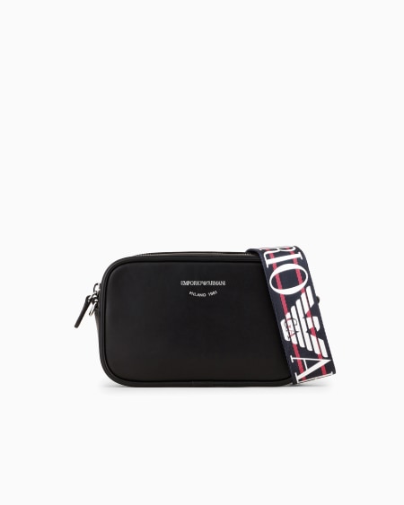 Armani Bolso bandolera tipo cámara en piel ecológica ASV