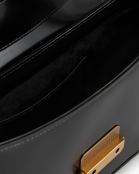 Armani Bolso De Hombro Baguette Con Acabado Cepillado