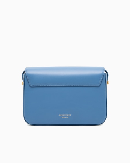 Armani Bolso De Hombro De Piel Lisa Con Logotipo De águila De Metal