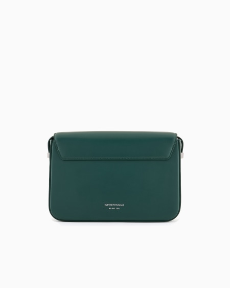 Armani Bolso De Hombro De Piel Lisa Con Logotipo De águila De Metal