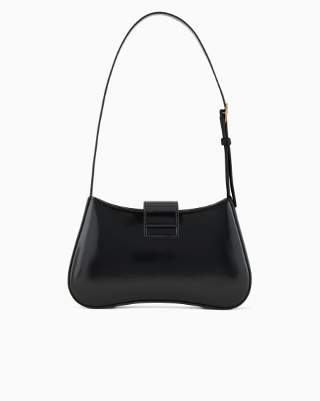 Armani Bolso De Hombro Tipo Hobo Con Hebilla Con Logotipo