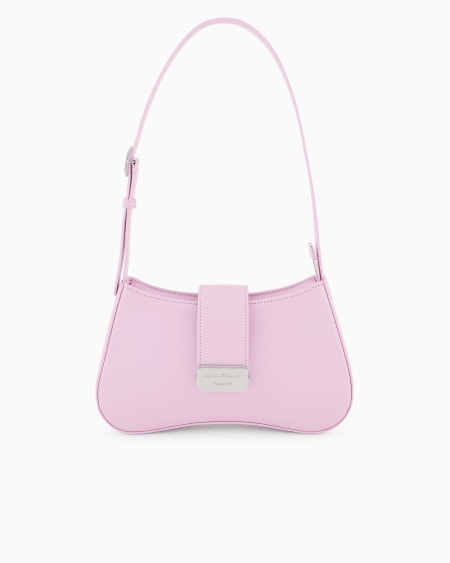 Armani Bolso de hombro tipo hobo con hebilla con logotipo