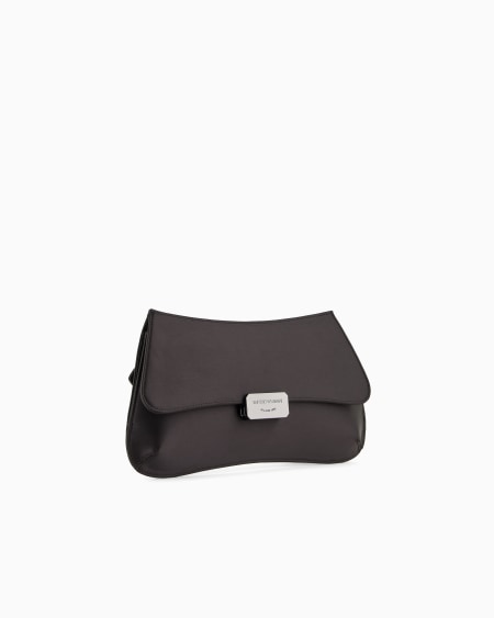 Armani Bolso De Mano Baguette Con Bandolera De Cadena En Satén