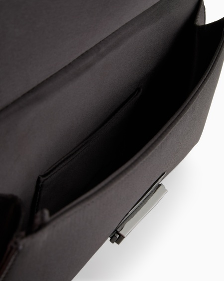 Armani Bolso De Mano Baguette Con Bandolera De Cadena En Satén