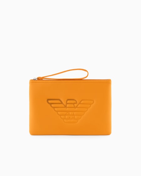 Armani Bolso de mano de playa con maxiáguila Essential