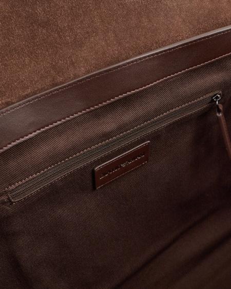 Armani Bolso De Mano En Ante Con Hebilla Y Bandolera